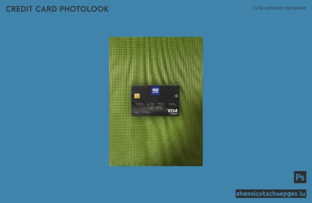 Somalia Sombank Visa-Signaturkarte Fotoansicht Beispielvorschau